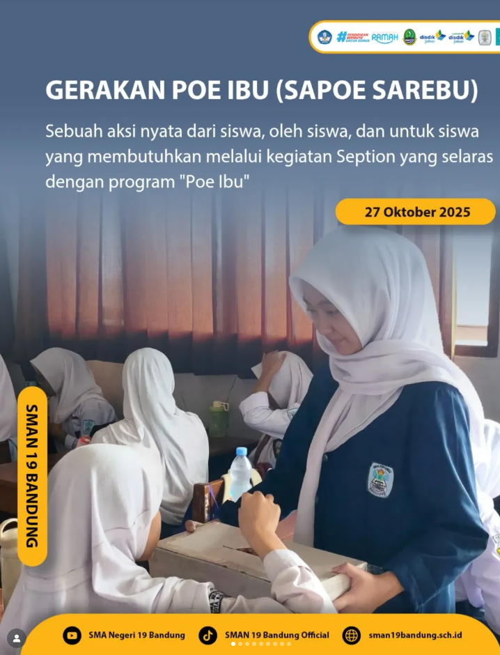 Awali pekan ini dengan semangat Silih Asah, Silih Asih, Silih Asuh!.